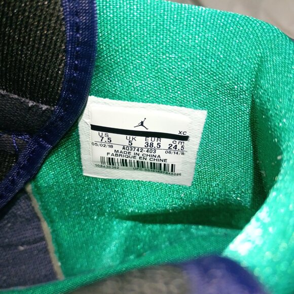 Air Jordan 1 Retro High Zip Blackened Blue - Picture 10 of 10